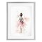 Stupell Industries Speckled Ballerina View Framed Print Under Glass, design by Creative Studio